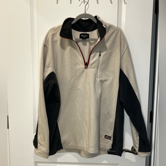 Eddie Bauer Quarter Zip Up Pullover Men’s Size XL - Picture 1 of 12